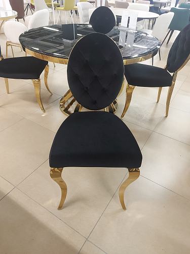 Стул Odda черный / золотой из шоурума 3